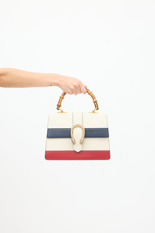 Gucci White 
Multicolour Leather Dionysus Bag