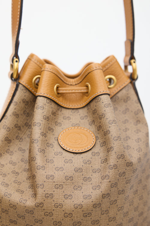 Gucci X Disney Brown 
Multicolour Mickey Mouse Monogram Bag