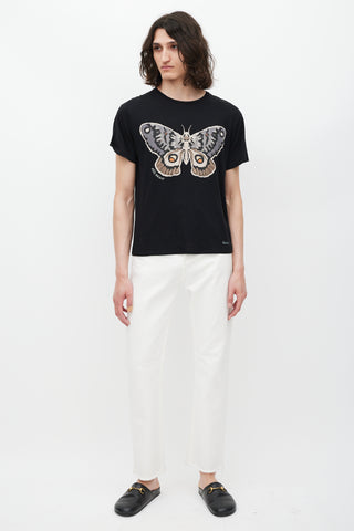 Gucci X Kris Knight Black 
Multicolour Print T-Shirt