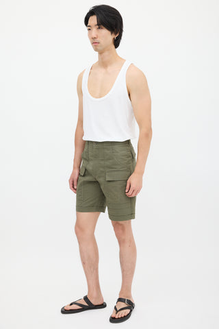 Gucci X The North Face Green Ripstop Cargo Shorts