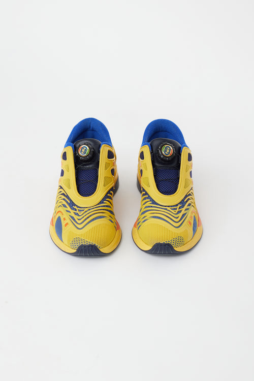 Gucci Yellow 
Multi Ultrapace R Sneaker