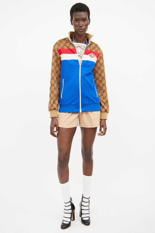 Gucci Blue, Beige 
Multi Technical Jacket