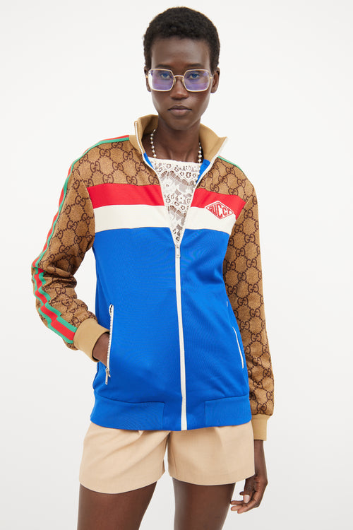 Gucci Blue, Beige 
Multi Technical Jacket