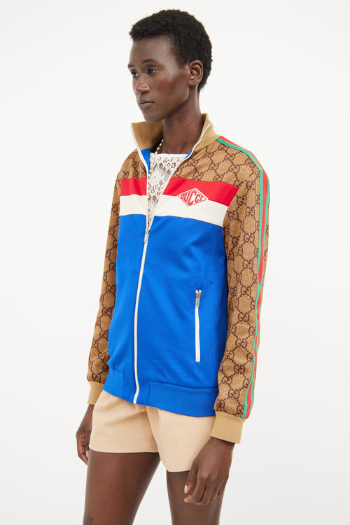 Gucci Blue, Beige 
Multi Technical Jacket