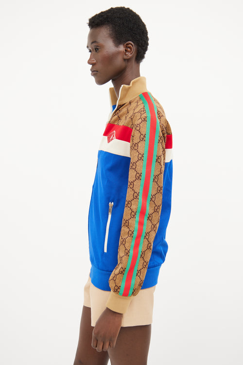 Gucci Blue, Beige 
Multi Technical Jacket