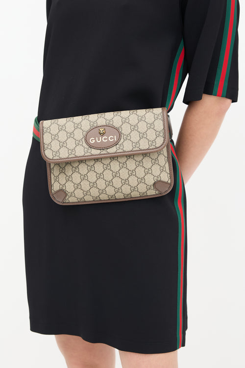 Gucci Brown Ophidia Small Belt Bag