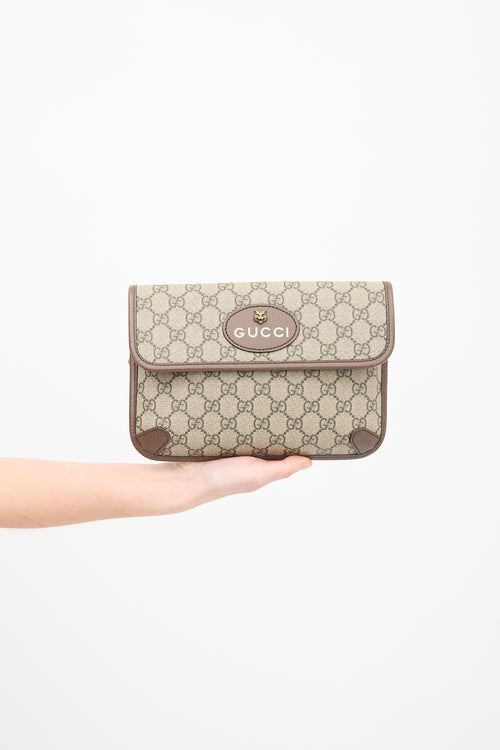 Gucci Brown Ophidia Small Belt Bag