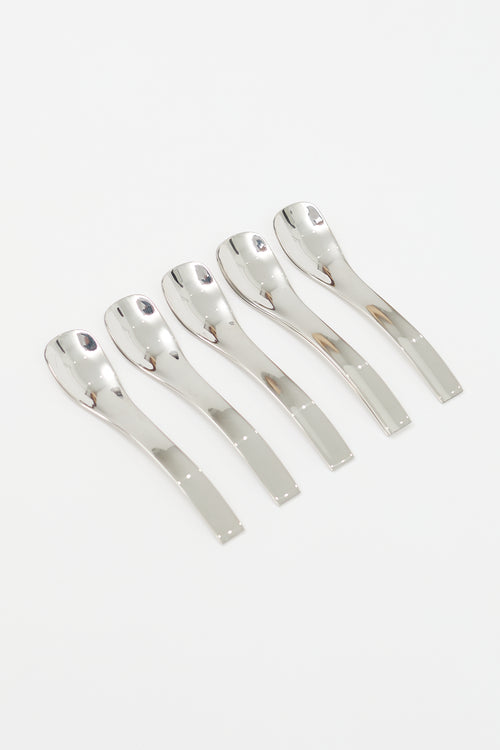 Guzzini Stainless Steel 4.25" 6 Piece Spoons