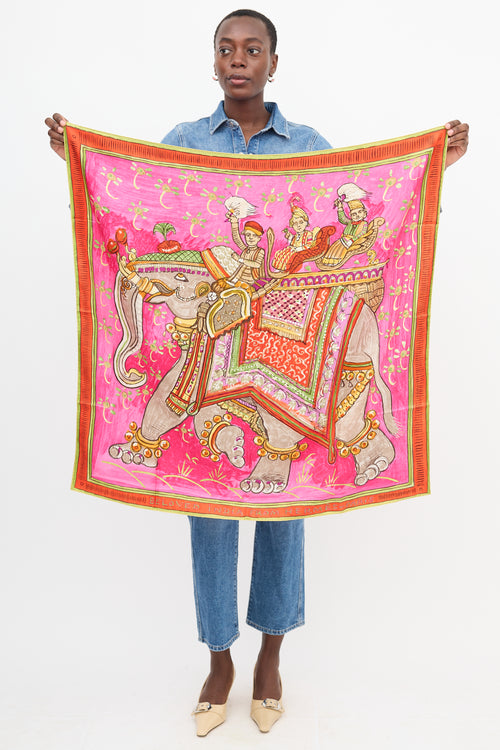 Hermès Silk Beloved India 90 Scarf