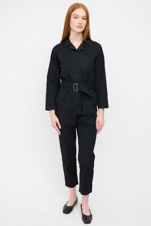 Horses Atelier Black Belted Field Jumpsuit