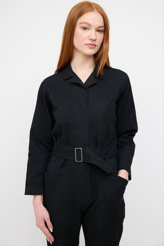 Horses Atelier Black Belted Field Jumpsuit