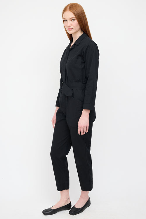 Horses Atelier Black Belted Field Jumpsuit