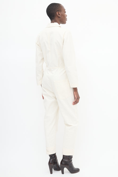 Horses Atelier Cream Belted Field Jumpsuit