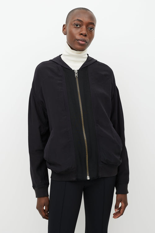 Haider Ackermann Black Hooded Jacket