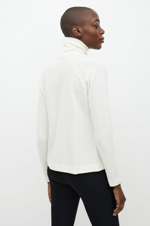 Haider Ackermann Cream Knit Turtleneck