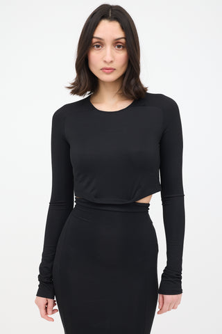 Haider Ackermann Cut Out Waist Dress