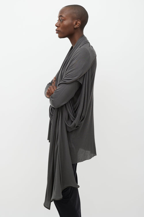 Haider Ackermann Grey Knit Two Piece Set