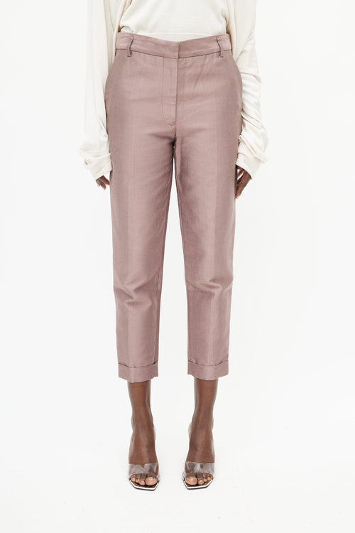 Haider Ackermann Purple Tapered Trouser