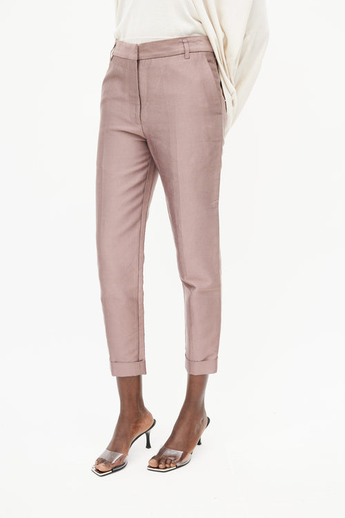 Haider Ackermann Purple Tapered Trouser