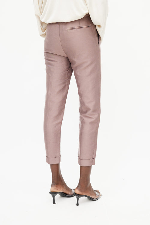 Haider Ackermann Purple Tapered Trouser