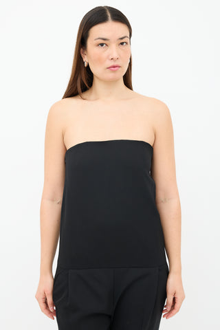 Haider Ackermann Strapless Side Stripe Jumpsuit