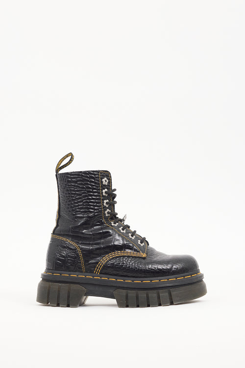 Heaven X Dr. Martens Black Leather Audrick Boot