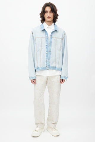 Helmut Lang Blue Light Wash Denim Jacket