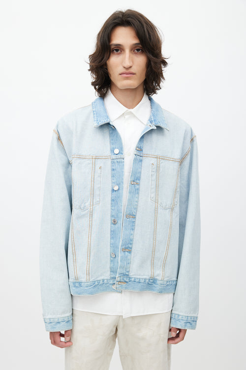 Helmut Lang Blue Light Wash Denim Jacket