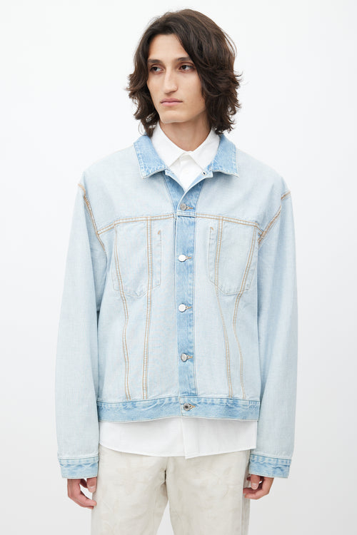 Helmut Lang Blue Light Wash Denim Jacket