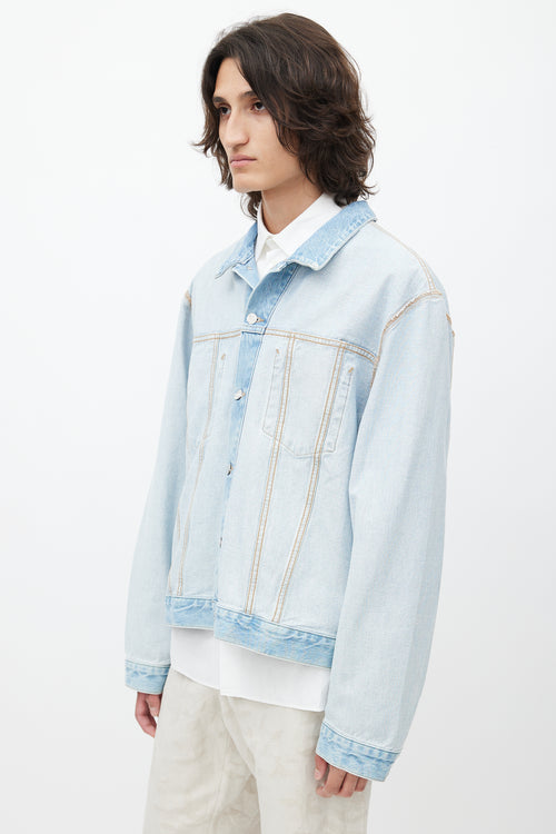 Helmut Lang Blue Light Wash Denim Jacket