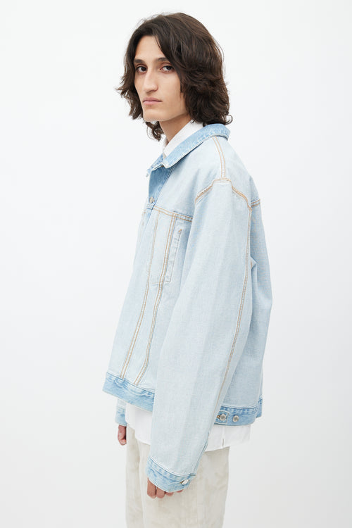 Helmut Lang Blue Light Wash Denim Jacket