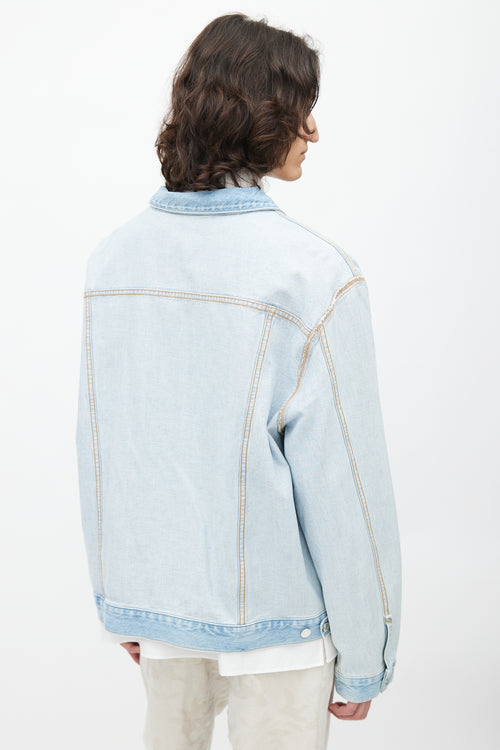 Helmut Lang Blue Light Wash Denim Jacket