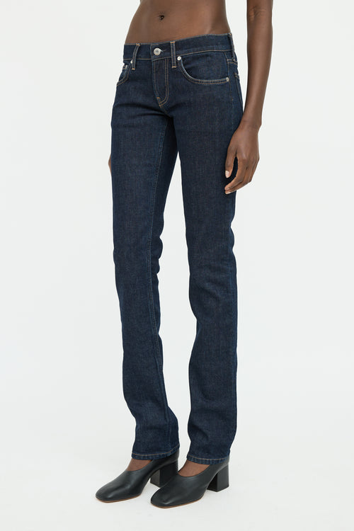 Helmut Lang Dark Wash Slim Jean