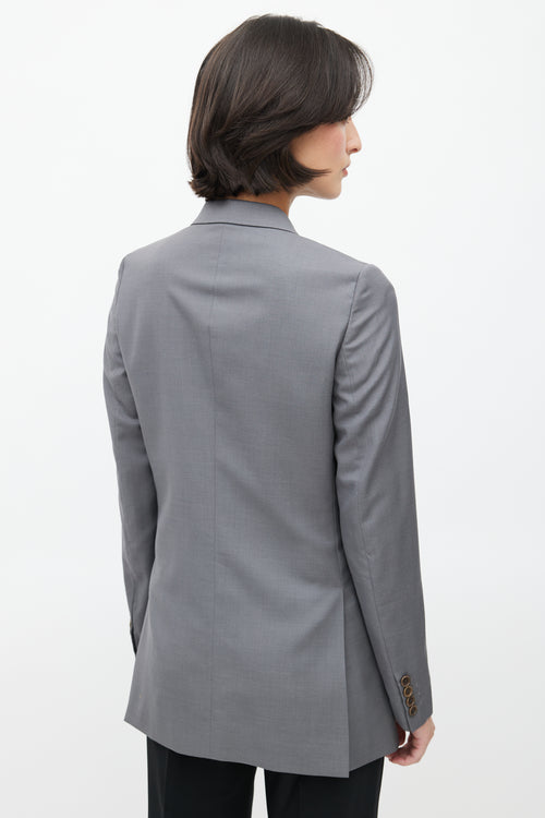 Helmut Lang Mid 1990
s Bondage Strap Wool Blazer