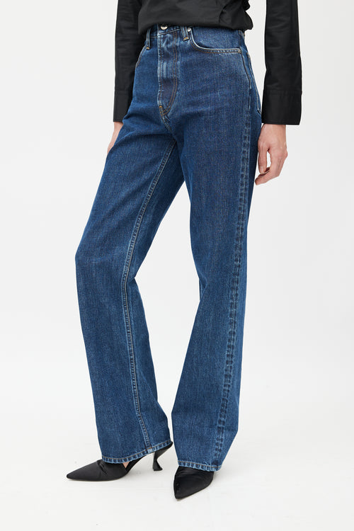 Helmut Lang Navy Straight Leg Jeans