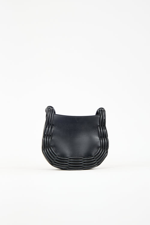 Hereu Black Leather Pinar Bag