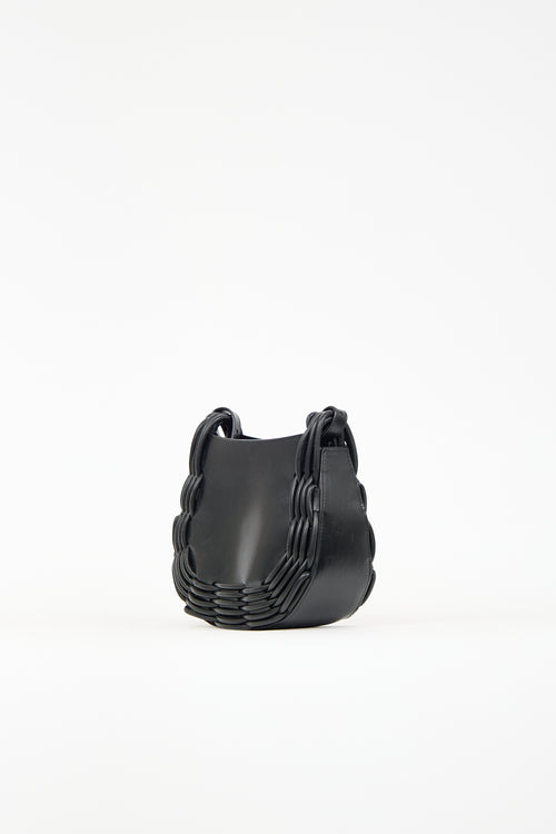 Hereu Black Leather Pinar Bag