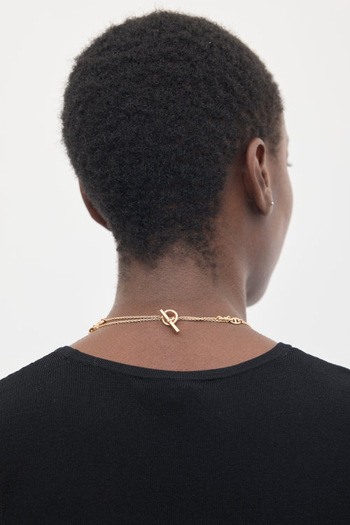 Hermès 18K Yellow Gold Farandole Necklace