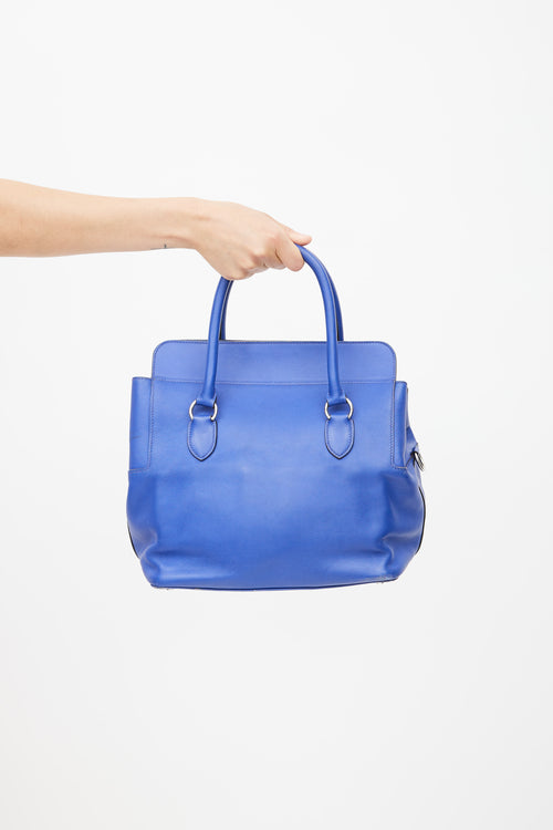 Hermès 2012 Bleu Electrique Toolbox 26 Swift Bag