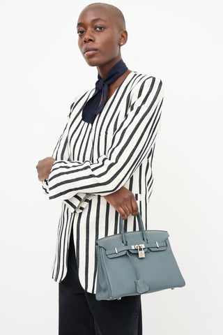 Hermès 2013 Bleu Orage Togo Birkin 25 Bag