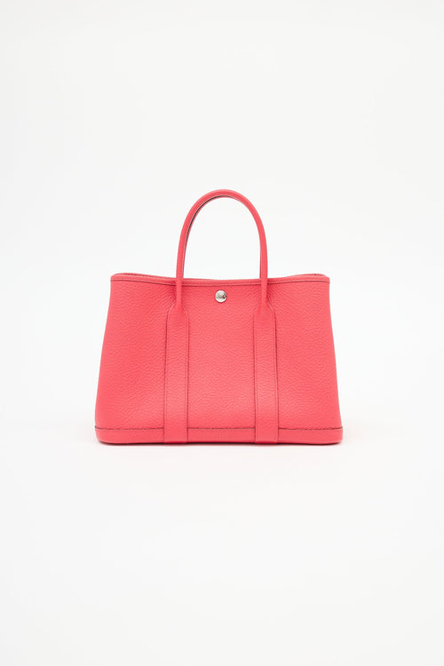 Hermès 2020 Bougainvillea Negonda Leather Garden Party 30 Tote Bag