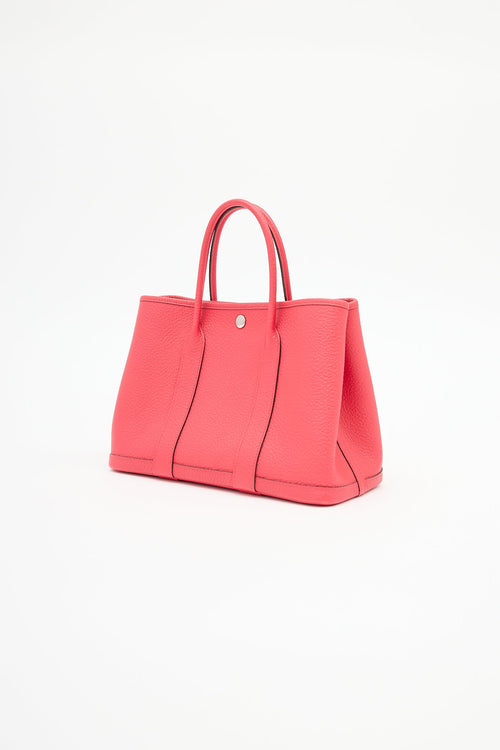 Hermès 2020 Bougainvillea Negonda Leather Garden Party 30 Tote Bag