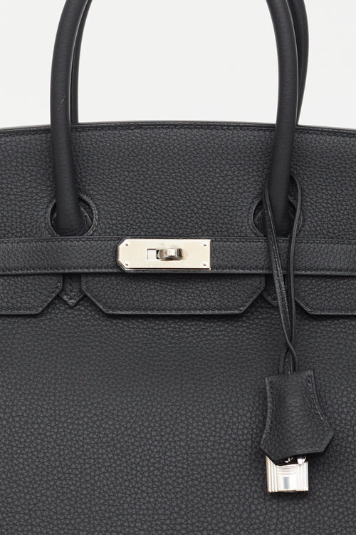 Hermès 2020 Bleu Nuit Togo Birkin 35 Bag