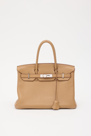 Hermès 2008 Biscuit Togo Birkin 30 Bag 