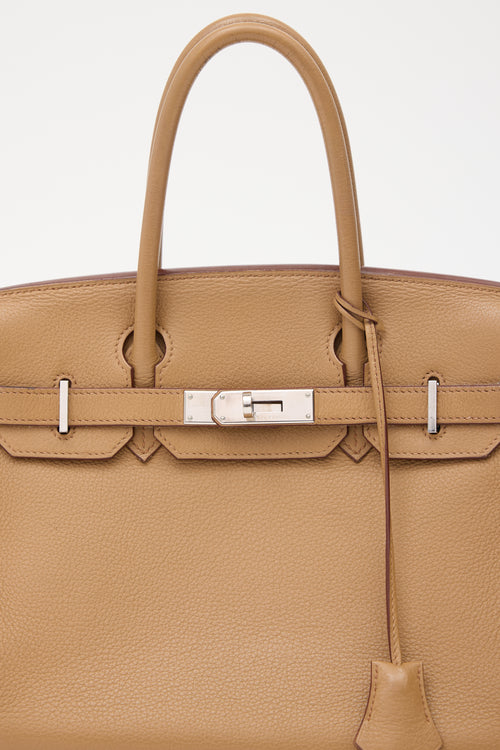 Hermès 2008 Biscuit Togo Birkin 30 Bag 