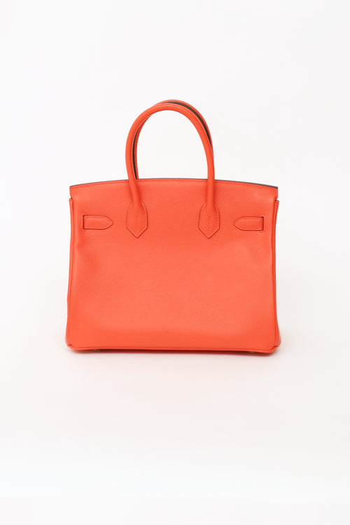 Hermes 2016 Rose Jaipur Epsom Leather Birkin 30 Bag