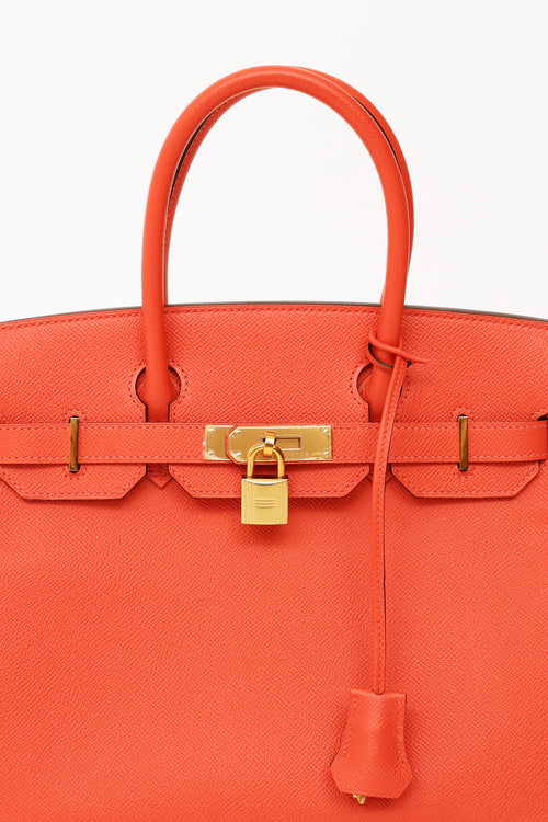 Hermes 2016 Rose Jaipur Epsom Leather Birkin 30 Bag