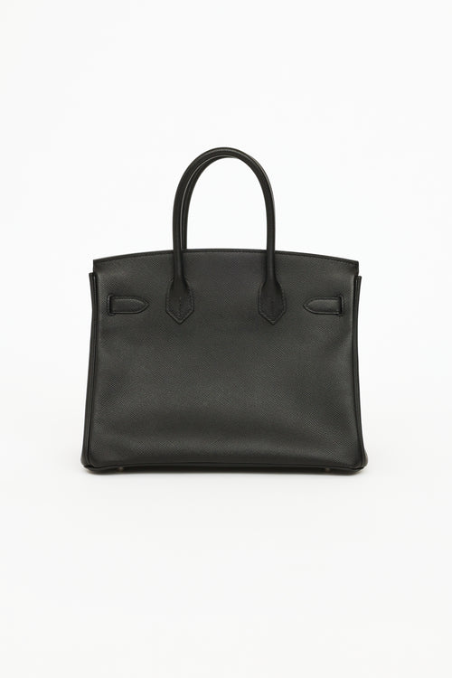 Hermès 2019 Noir Epsom Leather Birkin 30 Bag