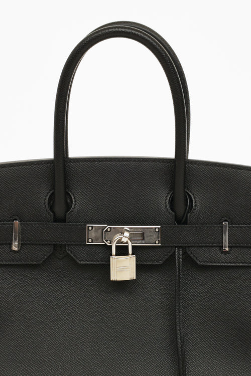 Hermès 2019 Noir Epsom Leather Birkin 30 Bag