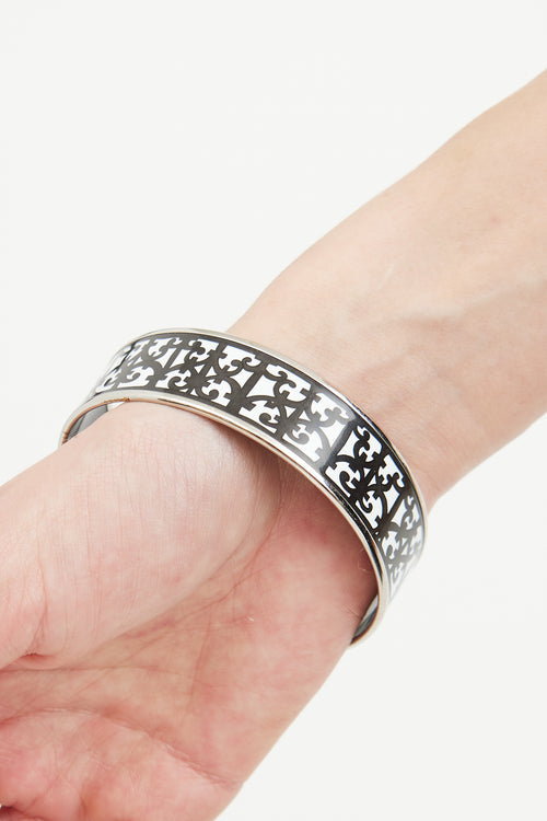 Hermès Black Balcon Du Guadalquivir Bangle